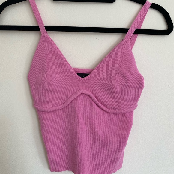 Tops - PINK KNIT TANK FROM SHOP CIDER